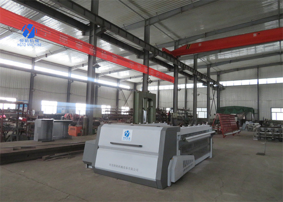 รั้วหกเหลี่ยม 3.0mm Gabion Wire Mesh Machine เสียงรบกวนต่ำ