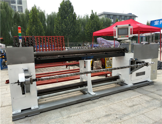 เครื่อง CNC Automatic Diamond Mesh, อุปกรณ์ลวดตาข่ายหกเหลี่ยม 2-5 ตัน
