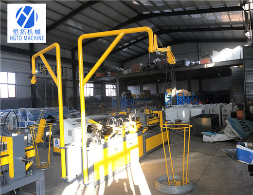 PLC Servo Motor Chain Link เครื่องรั้วเครื่องป้องกันการกัดกร่อน Automatical