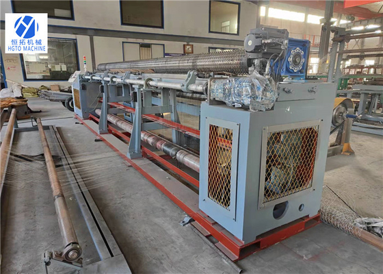 อุตสาหกรรมการเพาะพันธุ์ 4000mm Hexagonal Wire Mesh Making Machine Cnc