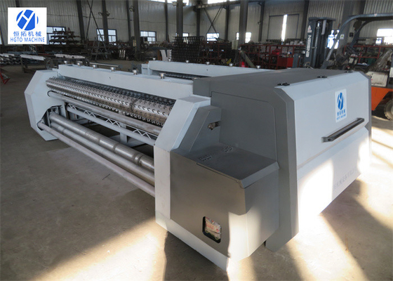 2.0mm Plc Knotless Fishing Net Manufacturing Machine ความกว้างของตาข่ายทน UV 370cm