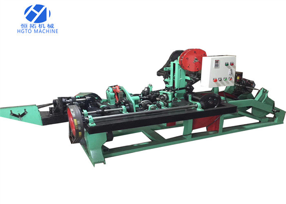 ทางด่วน 2.8mm Barbed Wire Machine อัตโนมัติ